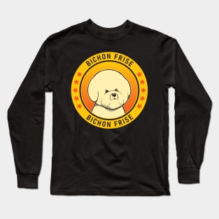 Bichon Frise Dog Portrait Long Sleeve T-Shirt